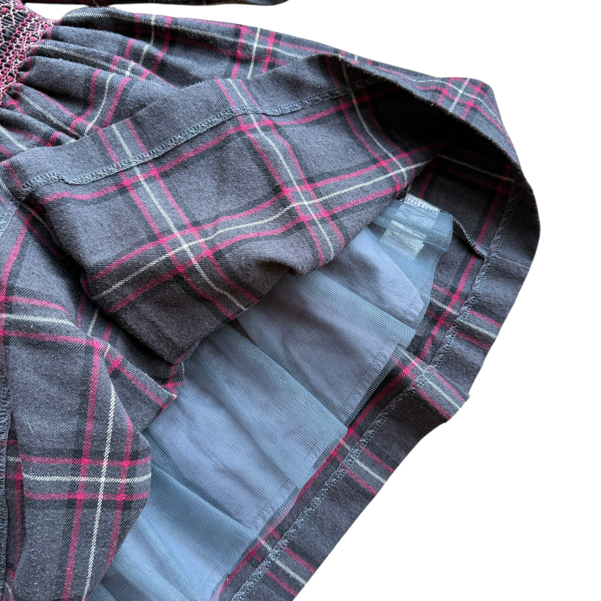 Abito misto lana con smock Malvi&co - 4 anni