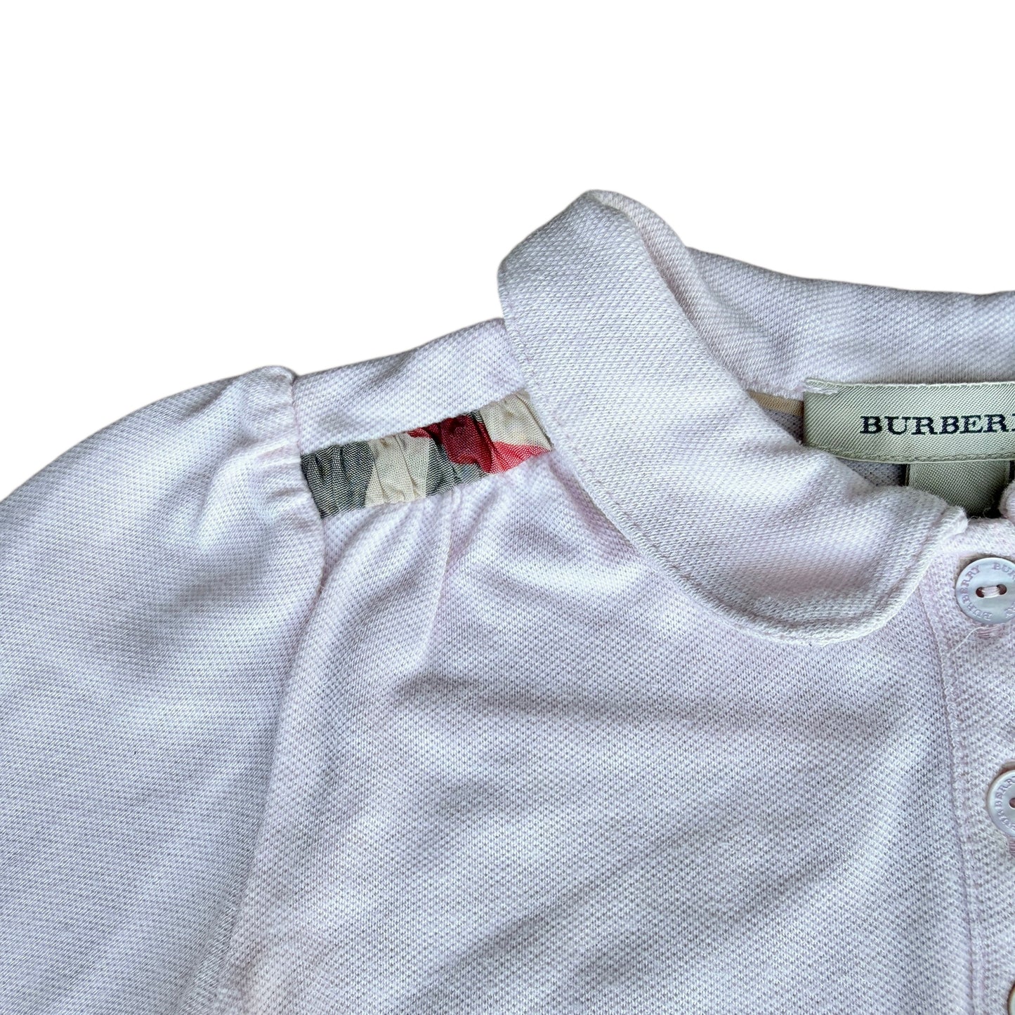 Polo manica lunga bimba Burberry - 9 mesi