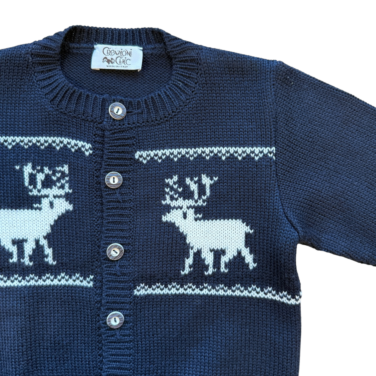 Cardigan misto lana merinos Creazioni Chic - 5/6 anni
