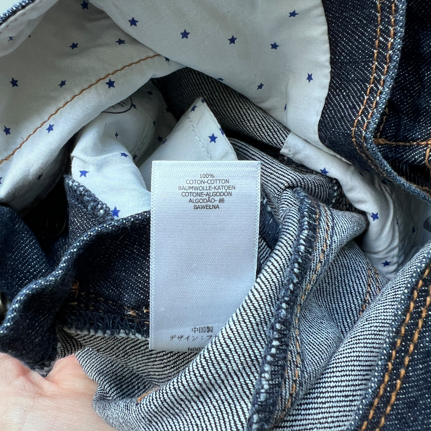 Salopette jeans Petit Bateau - 12 mesi