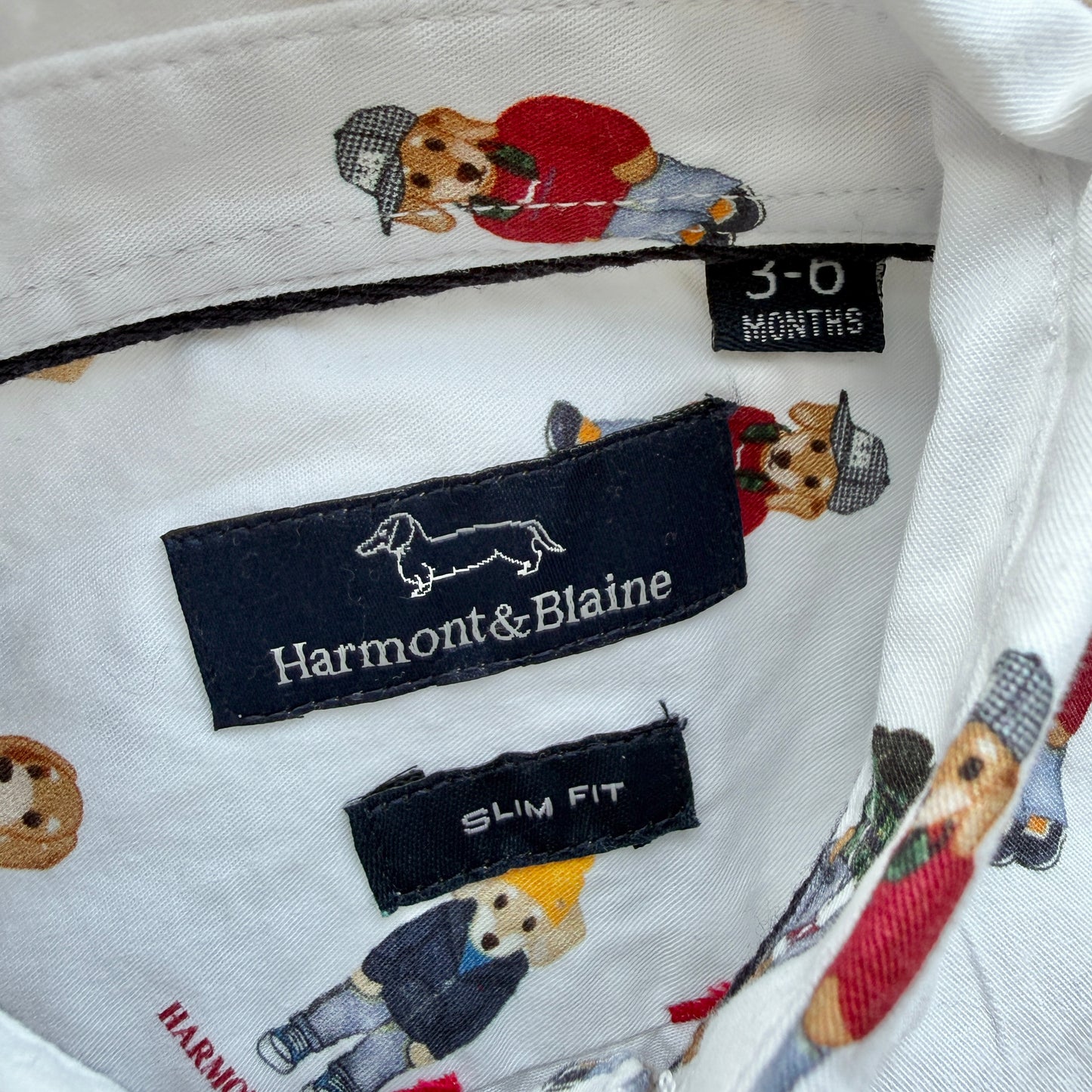 Camicia cagnolini Harmont&Blaine jeans - 3/6 mesi