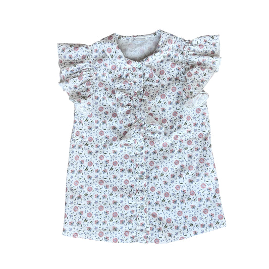 Camicetta cotone fiori J.O. Milano - 8 anni