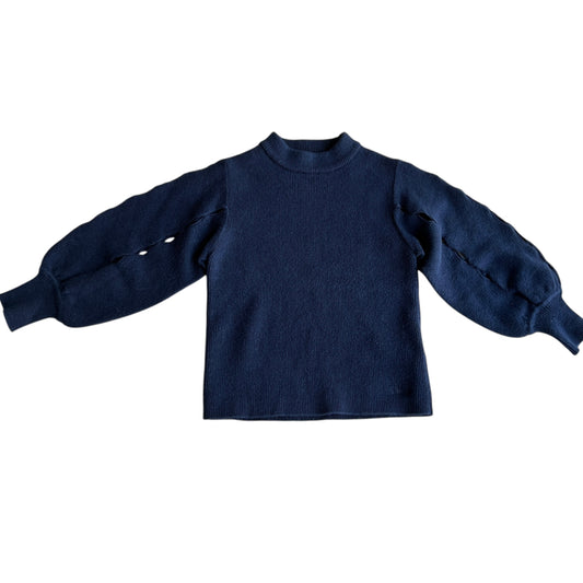 Maglione a coste con maniche forate Chloè - 4 anni