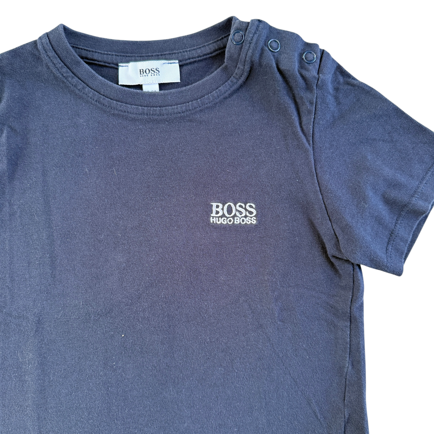 T-shirt blu notte Boss - 2/3 anni