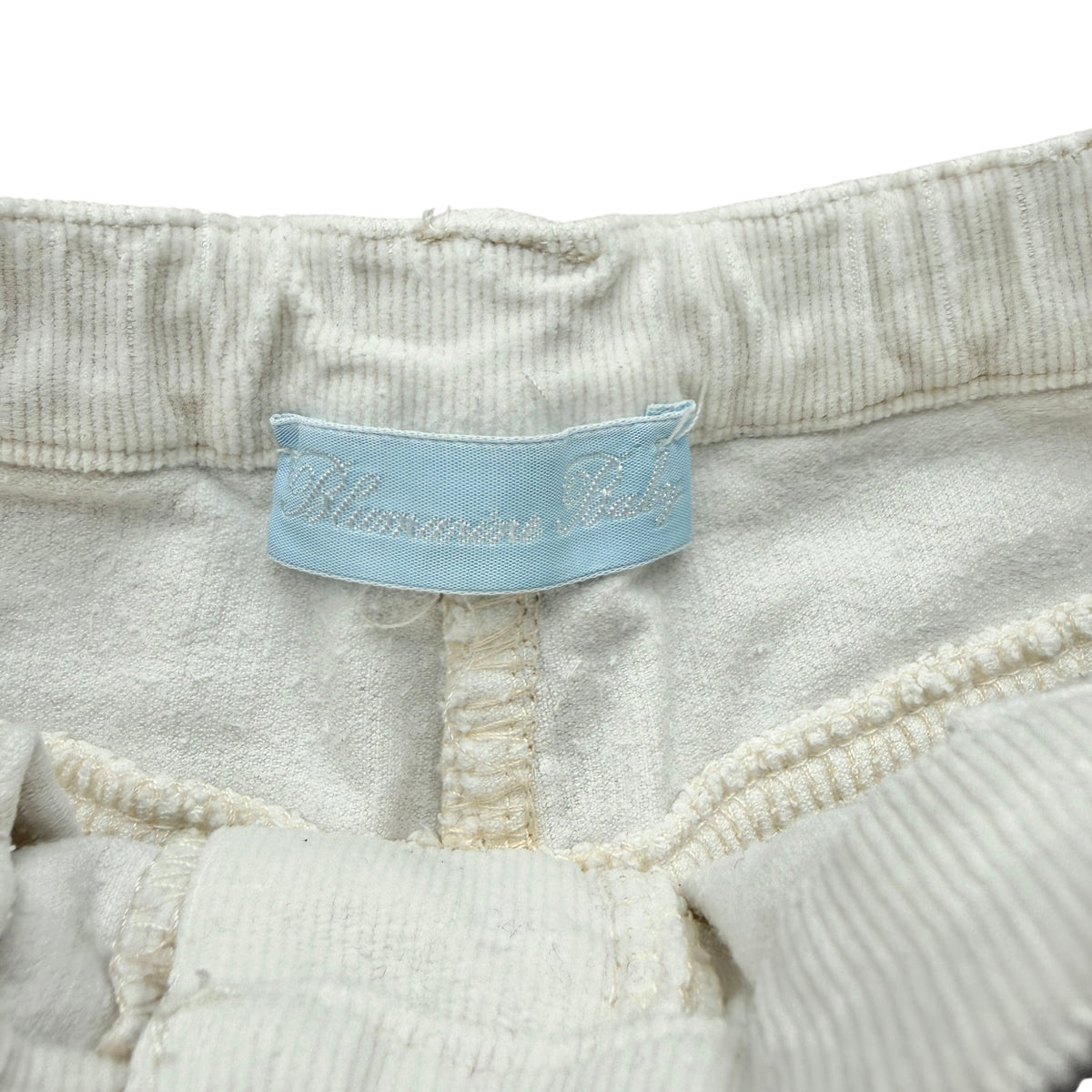 Pantaloni bianchi microvelluto Blumarine - 3/4 anni