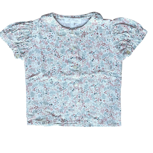 Camicia manica corta cotone liberty Mariella Ferrari - 12 mesi