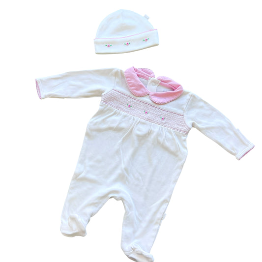 Tutina e cuffia nascita JoJo Maman Bebè - 0/3 mesi