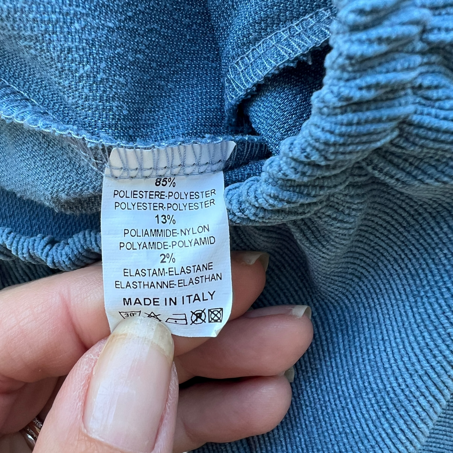 Pantaloni microvelluto Nicoletta Fanna - 3 mesi