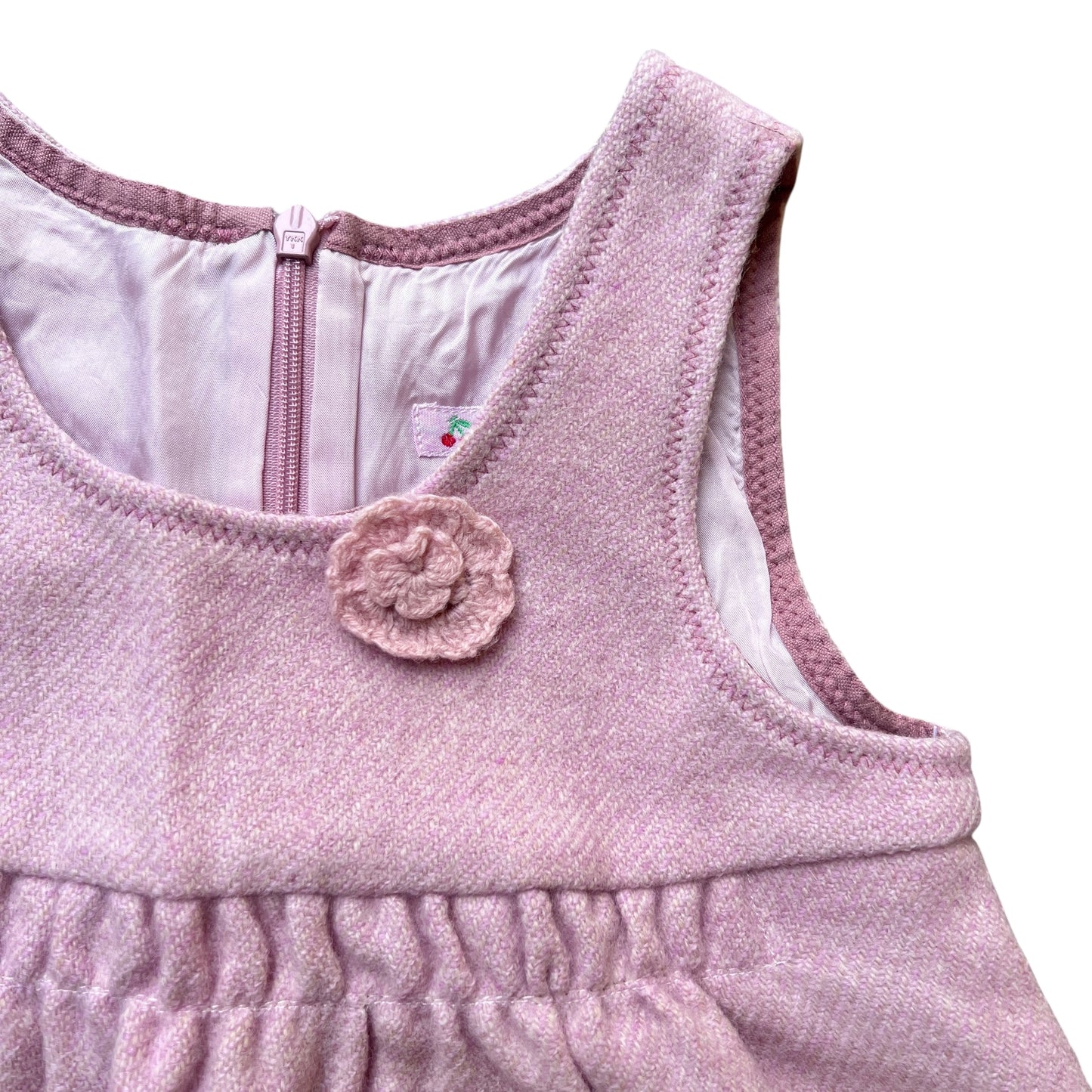 Abito scamiciato in lana Bonpoint - 3 anni