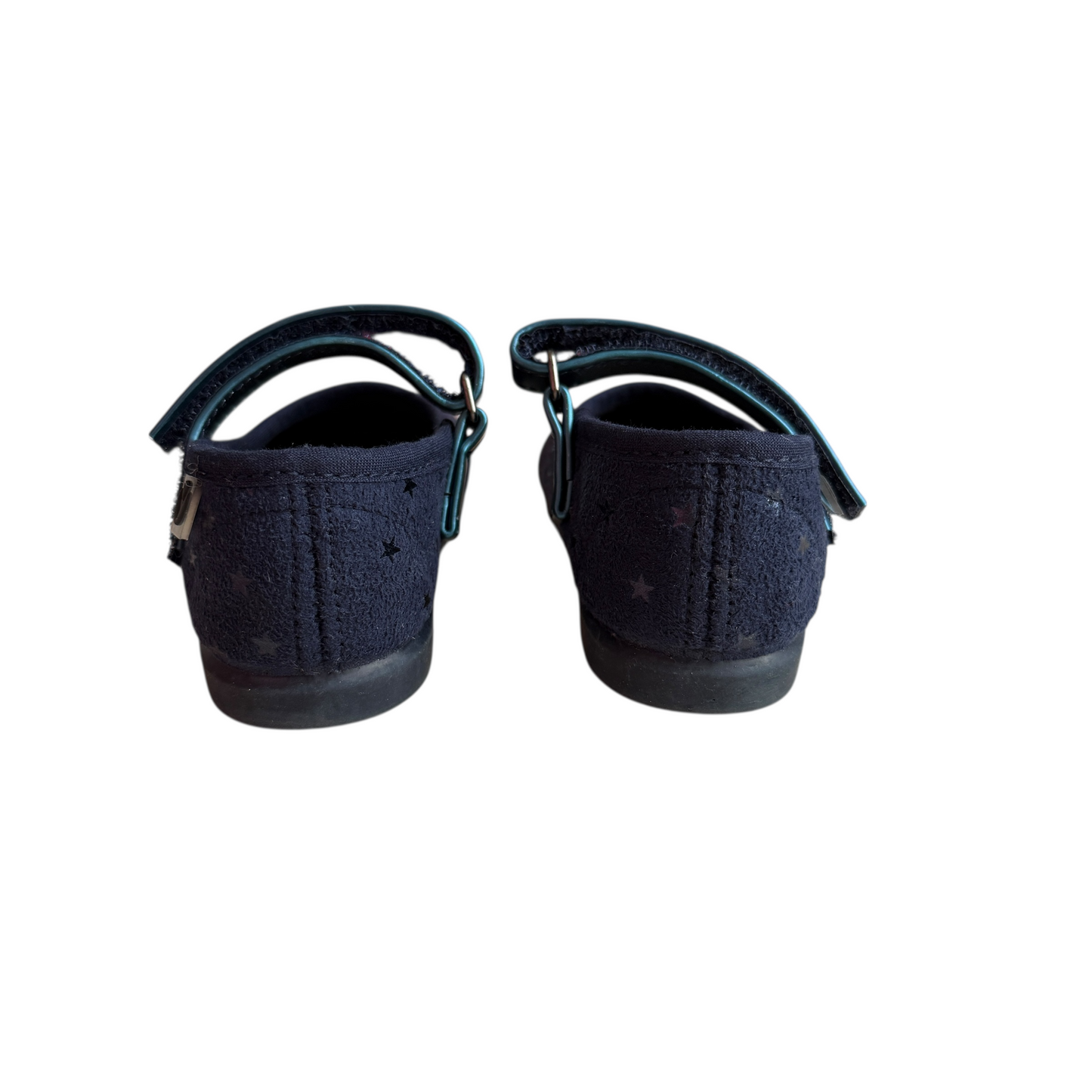 Ballerine Mary Jane velluto blu con stelline e vernice Victoria - numero 20