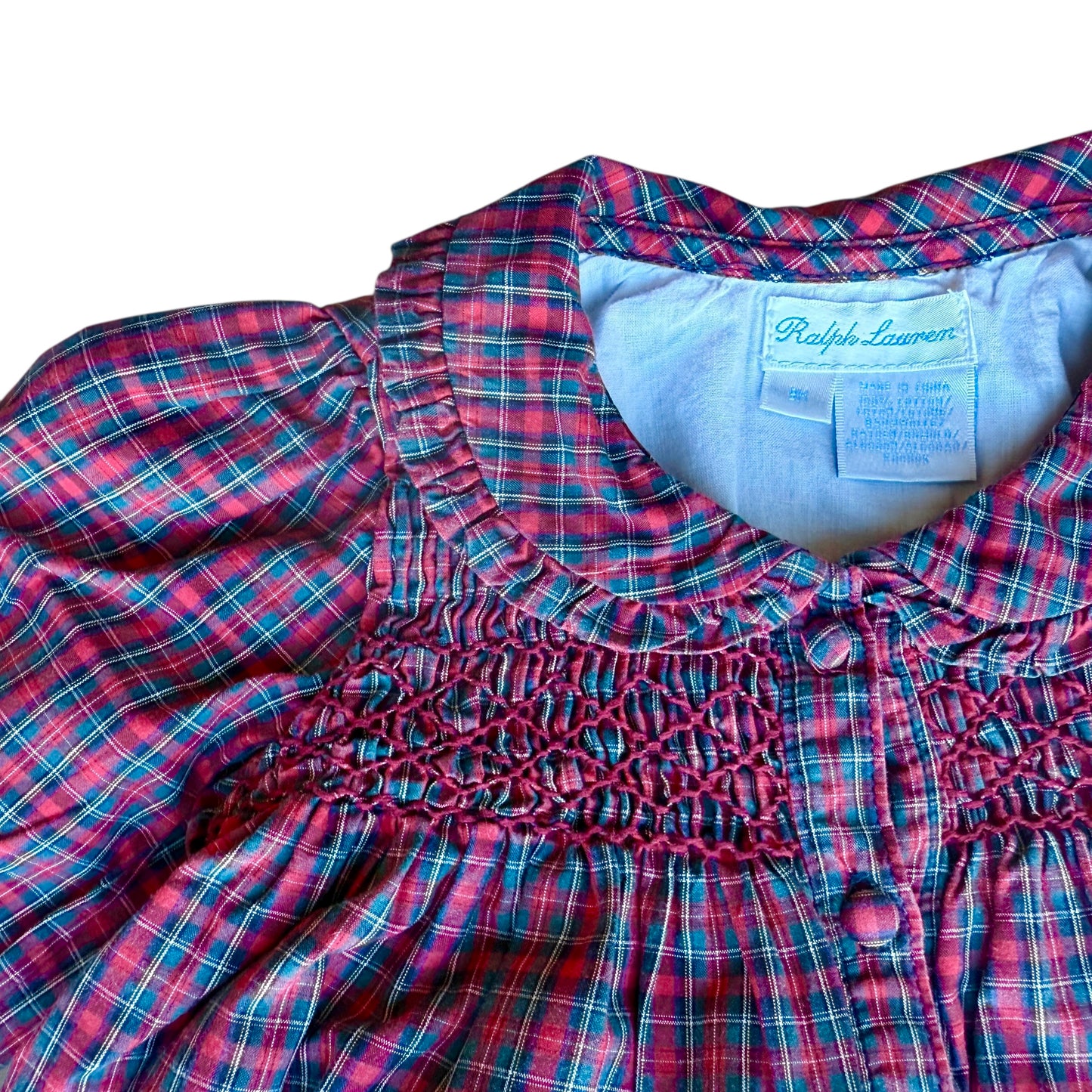 Abito retrò scozzese Ralph Lauren - 9 mesi