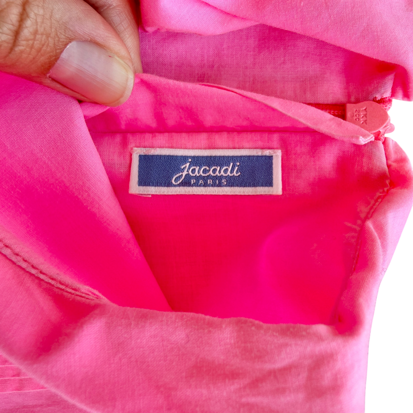 Abito rosa fluo pastello Jacadi - 30/36 mesi