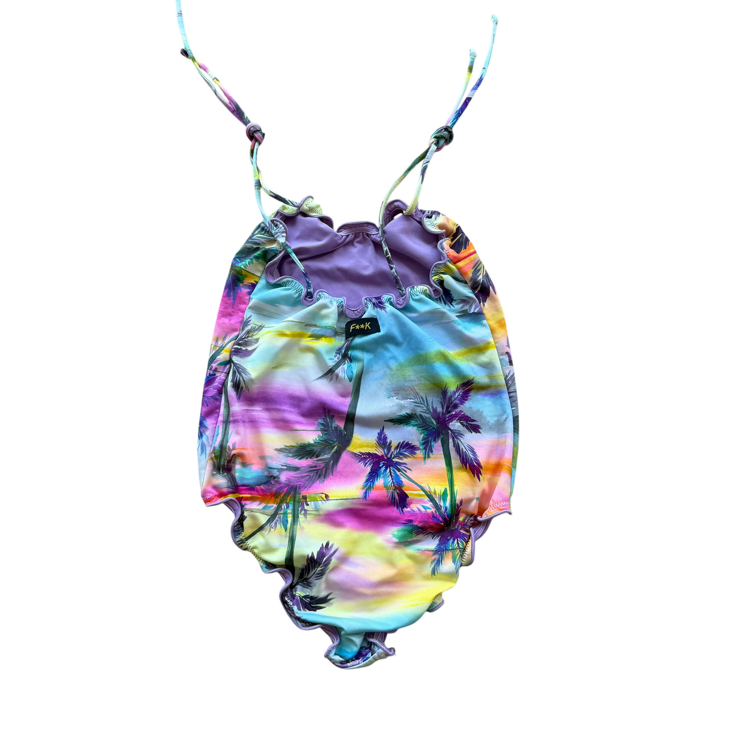 Costume intero tropical F**K - 8 anni