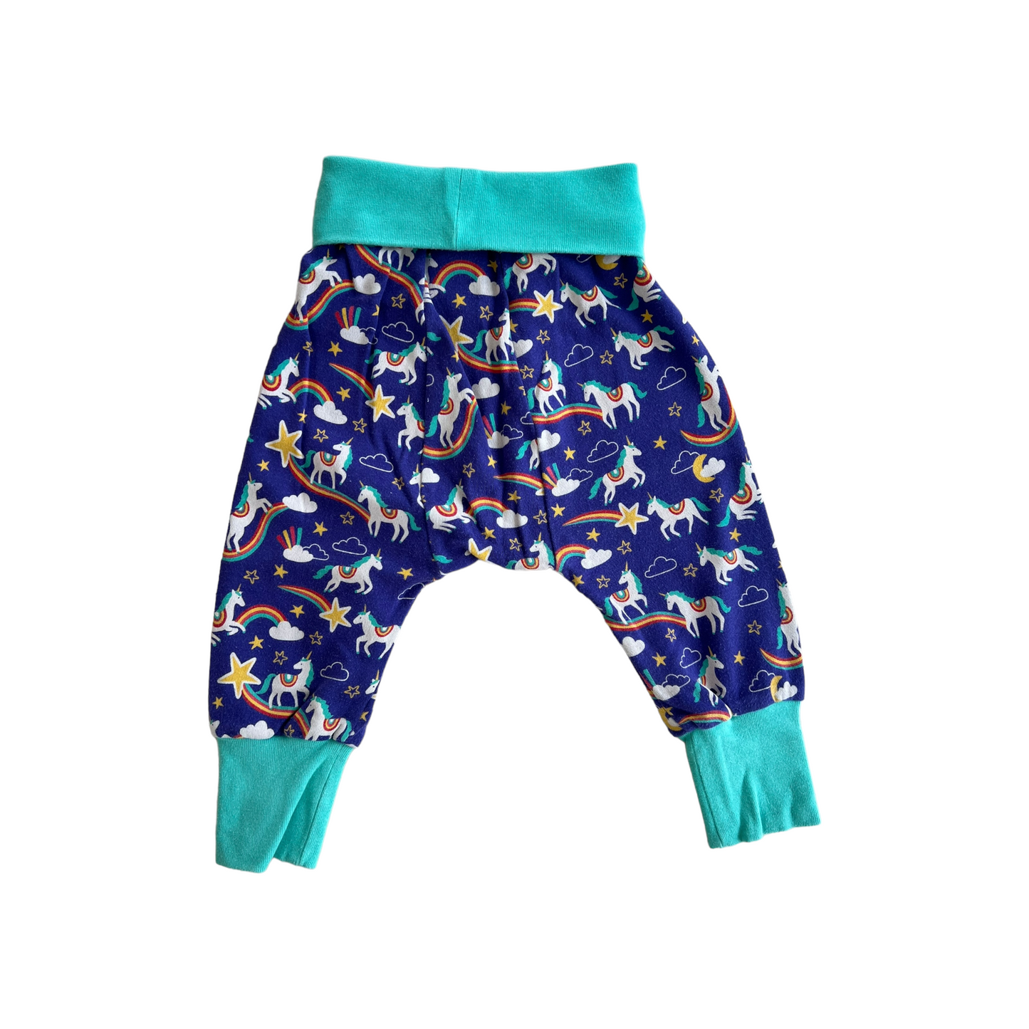 Completo felpa e pantaloni unicorni Frugi - 6/12 mesi