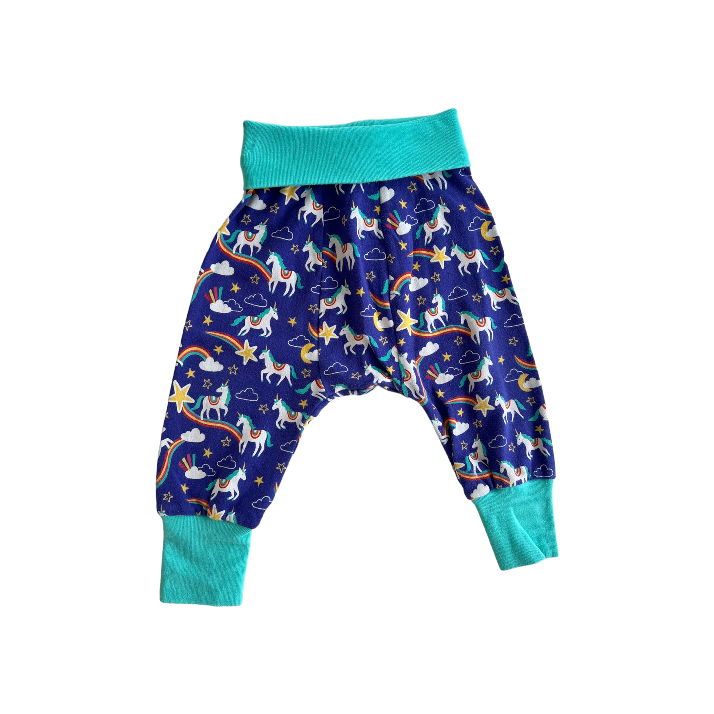 Completo felpa e pantaloni unicorni Frugi - 6/12 mesi