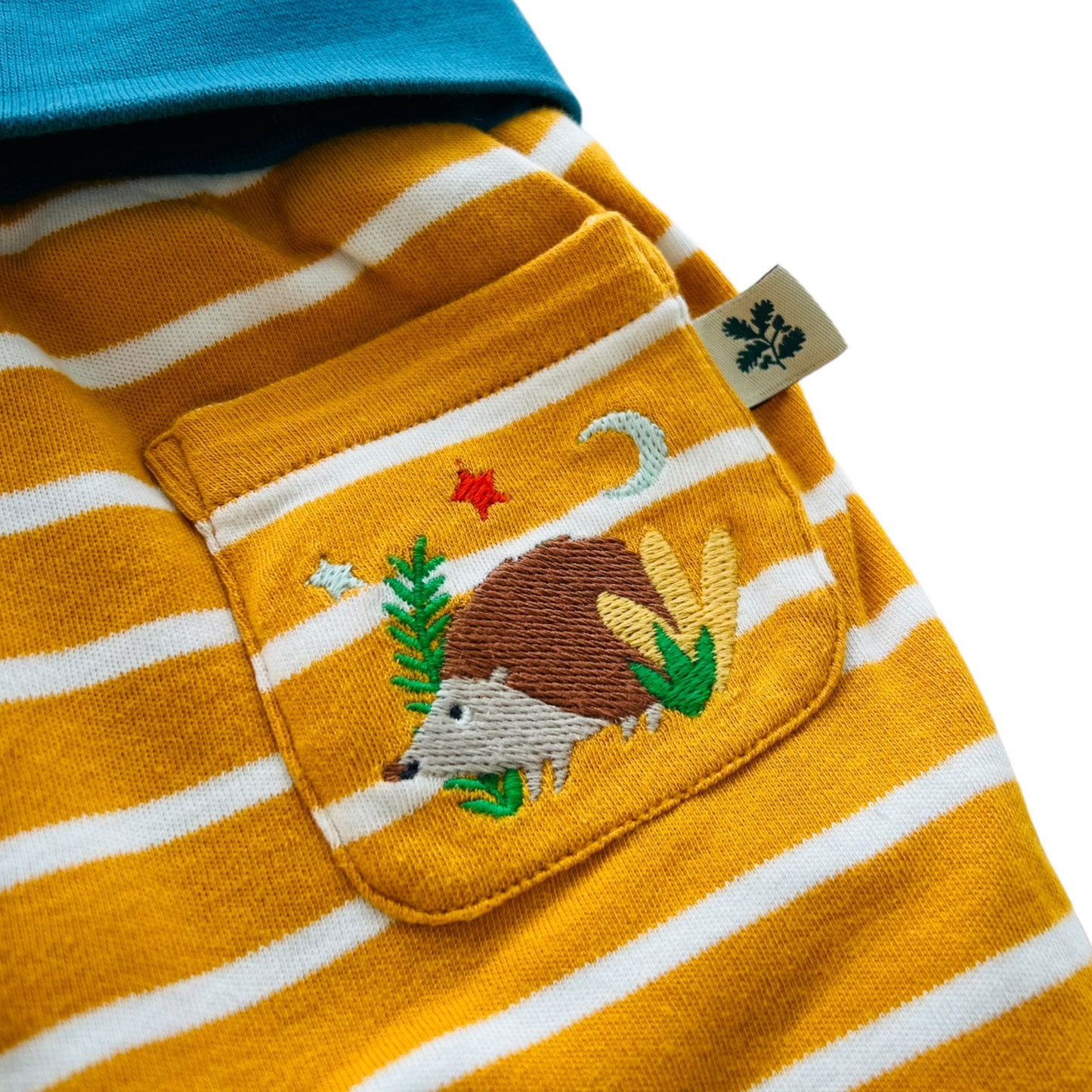 Frugi organic cotton double-sided reversible trousers - 6/12 months