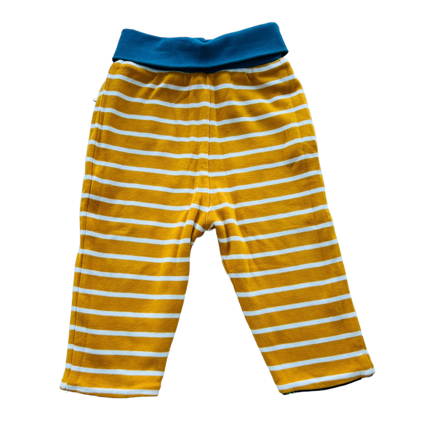 Frugi organic cotton double-sided reversible trousers - 6/12 months