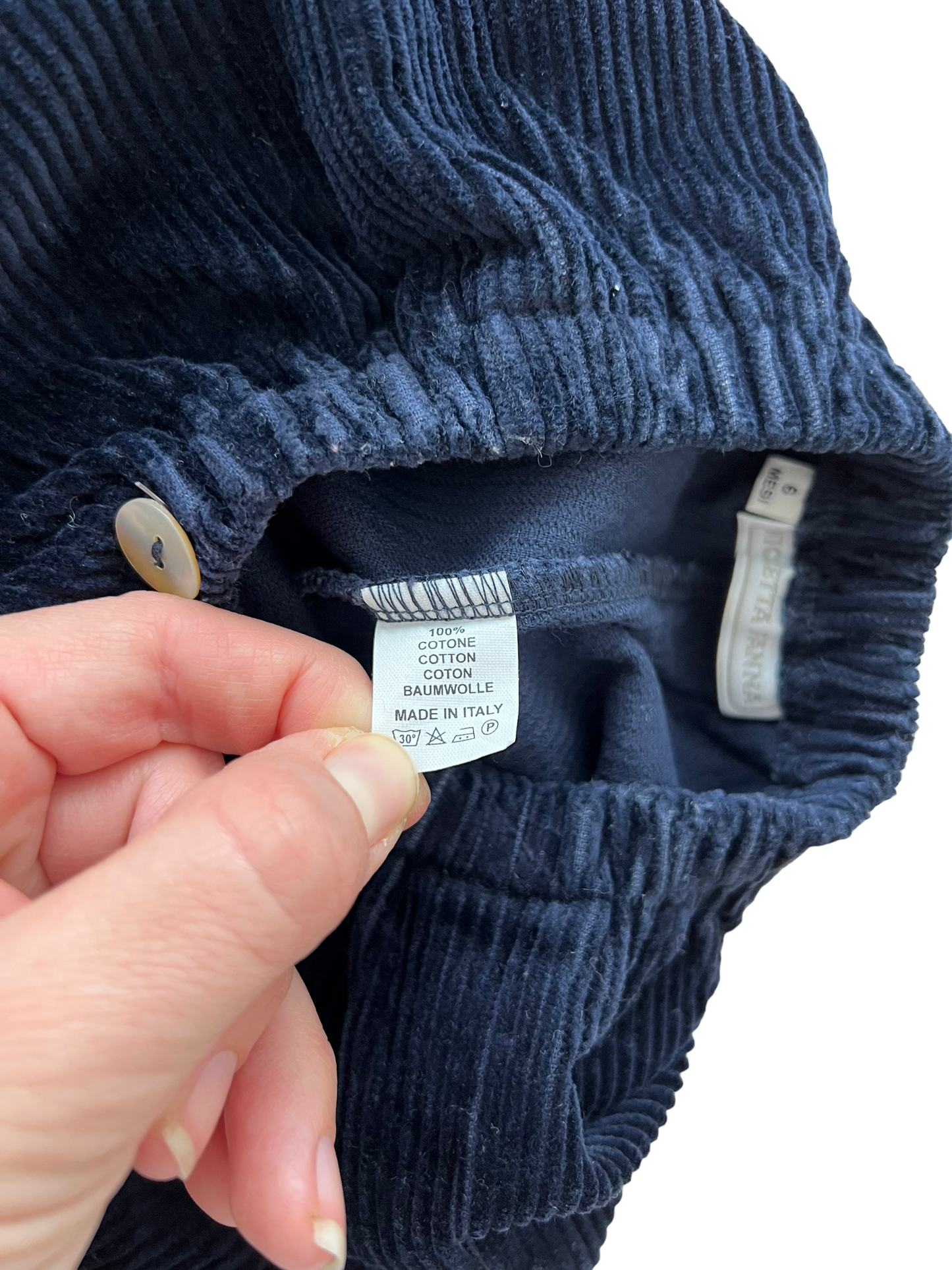 Pantaloni velluto Nicoletta Fanna - 6 mesi