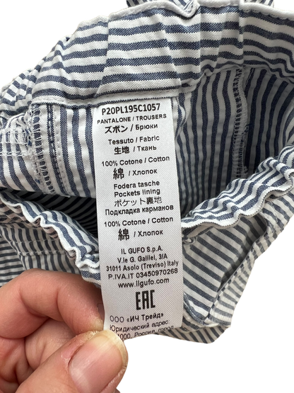 Pantaloni leggeri millerighe Il Gufo - 6 mesi