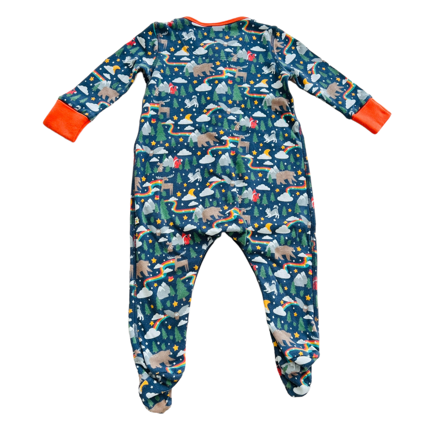 Tutina cotone organico Frugi animali del bosco - 6/12 mesi