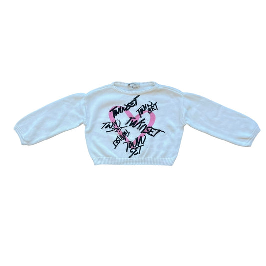 Maglione cotone cropped TwinSet - 8 anni