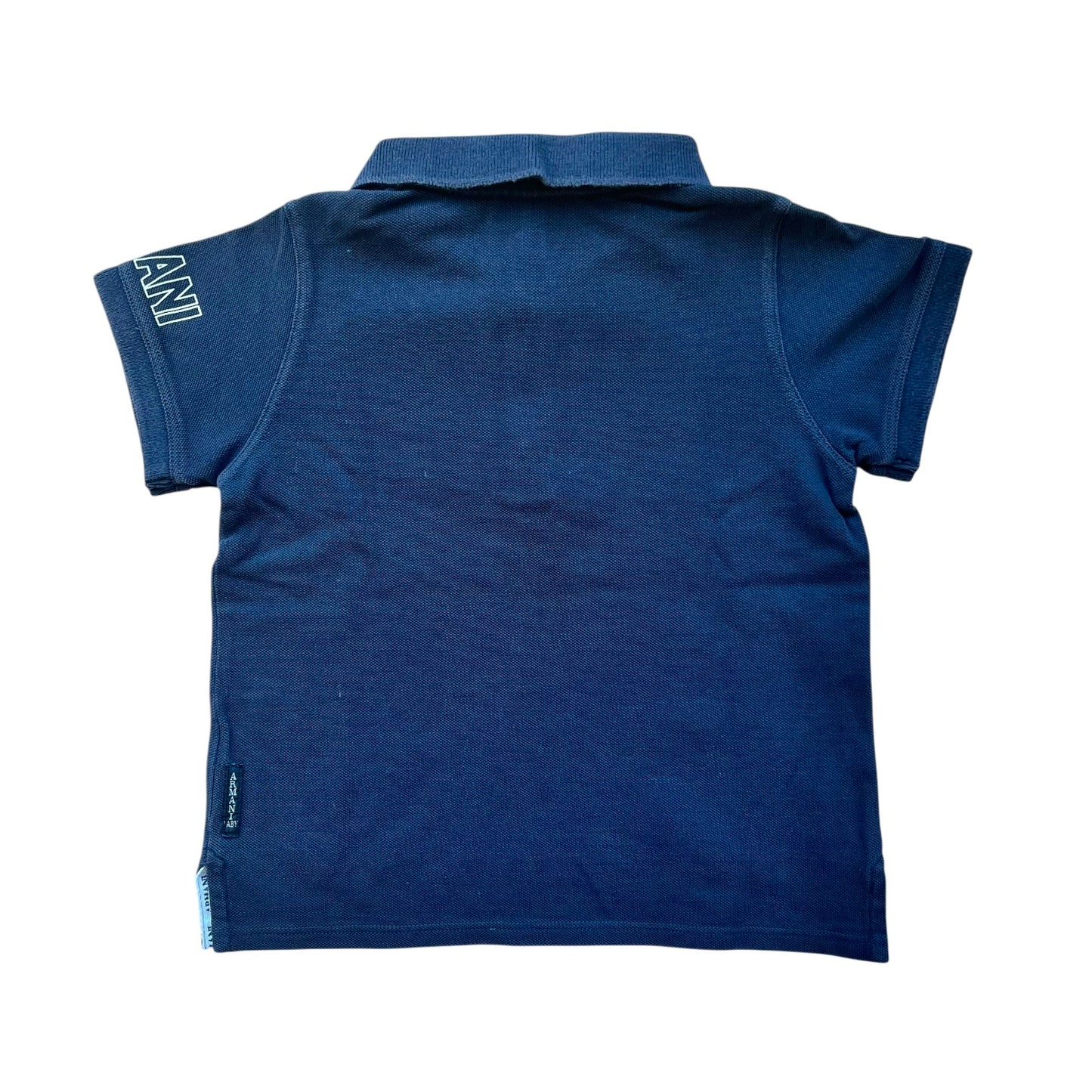 Polo nero delavè Armani Baby - 24 mesi