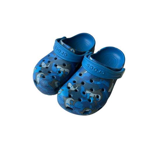 Ciabatte da mare Crocs Classic Shark Clog K - numero 26/27