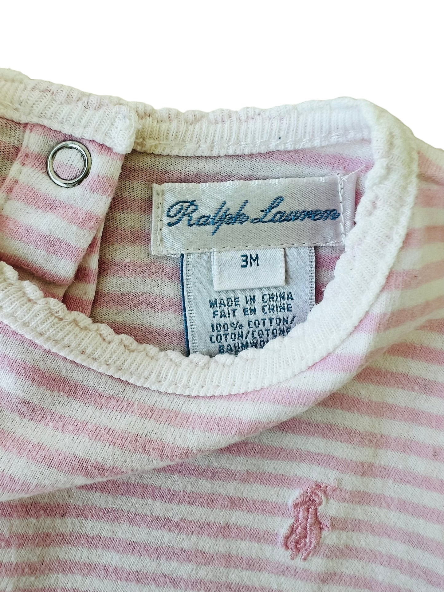 Body Ralph Lauren rosa - 3 mesi