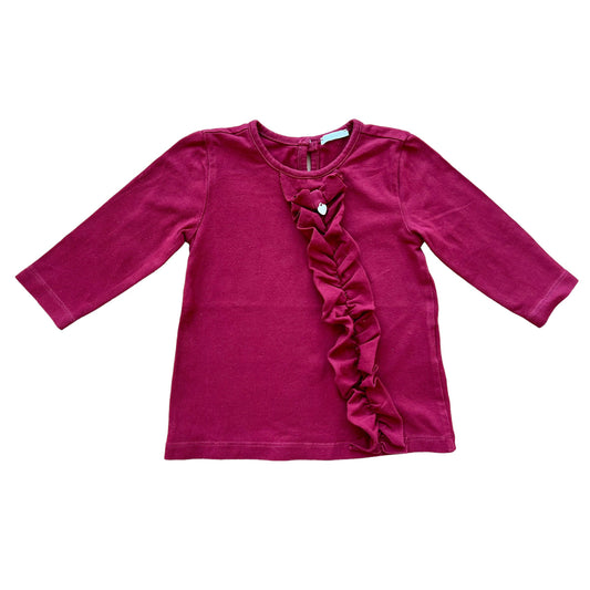 Leo and Lilly Bon Ton long sleeve shirt - 6 months