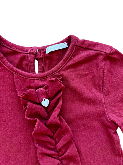 Leo and Lilly Bon Ton long sleeve shirt - 6 months