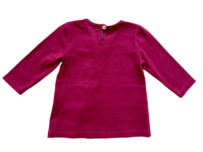 Leo and Lilly Bon Ton long sleeve shirt - 6 months