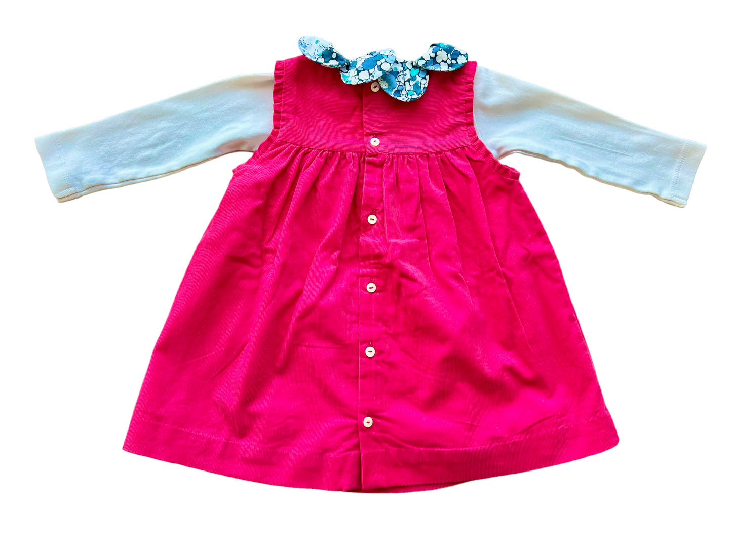Completo abito velluto e body Jacadi - 12 mesi