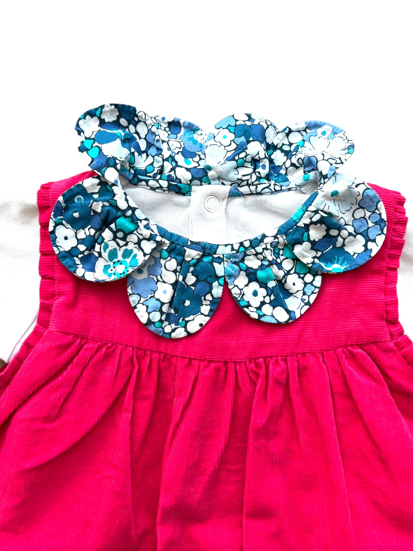 Completo abito velluto e body Jacadi - 12 mesi