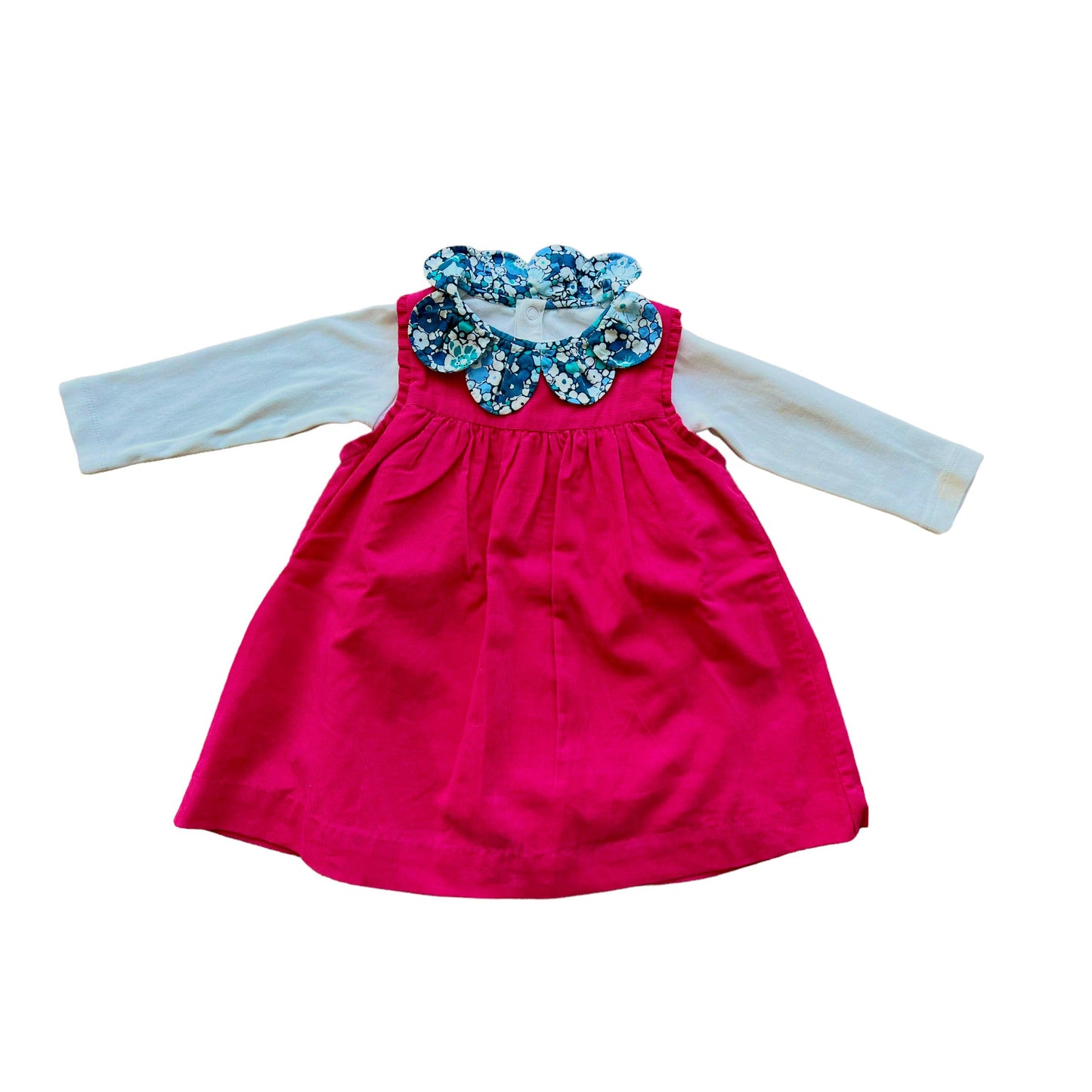 Completo abito velluto e body Jacadi - 12 mesi