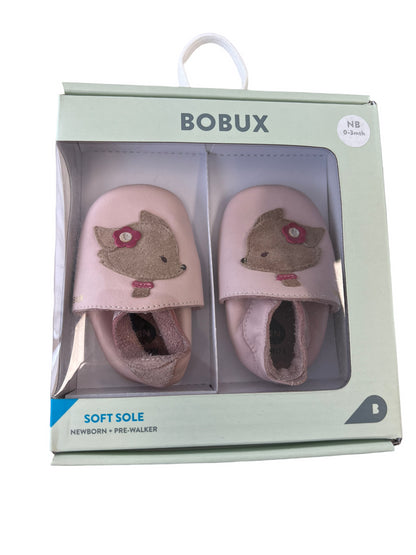 Bobux Soft Sole Fawn Blossom NB neonata - 0/3 mesi