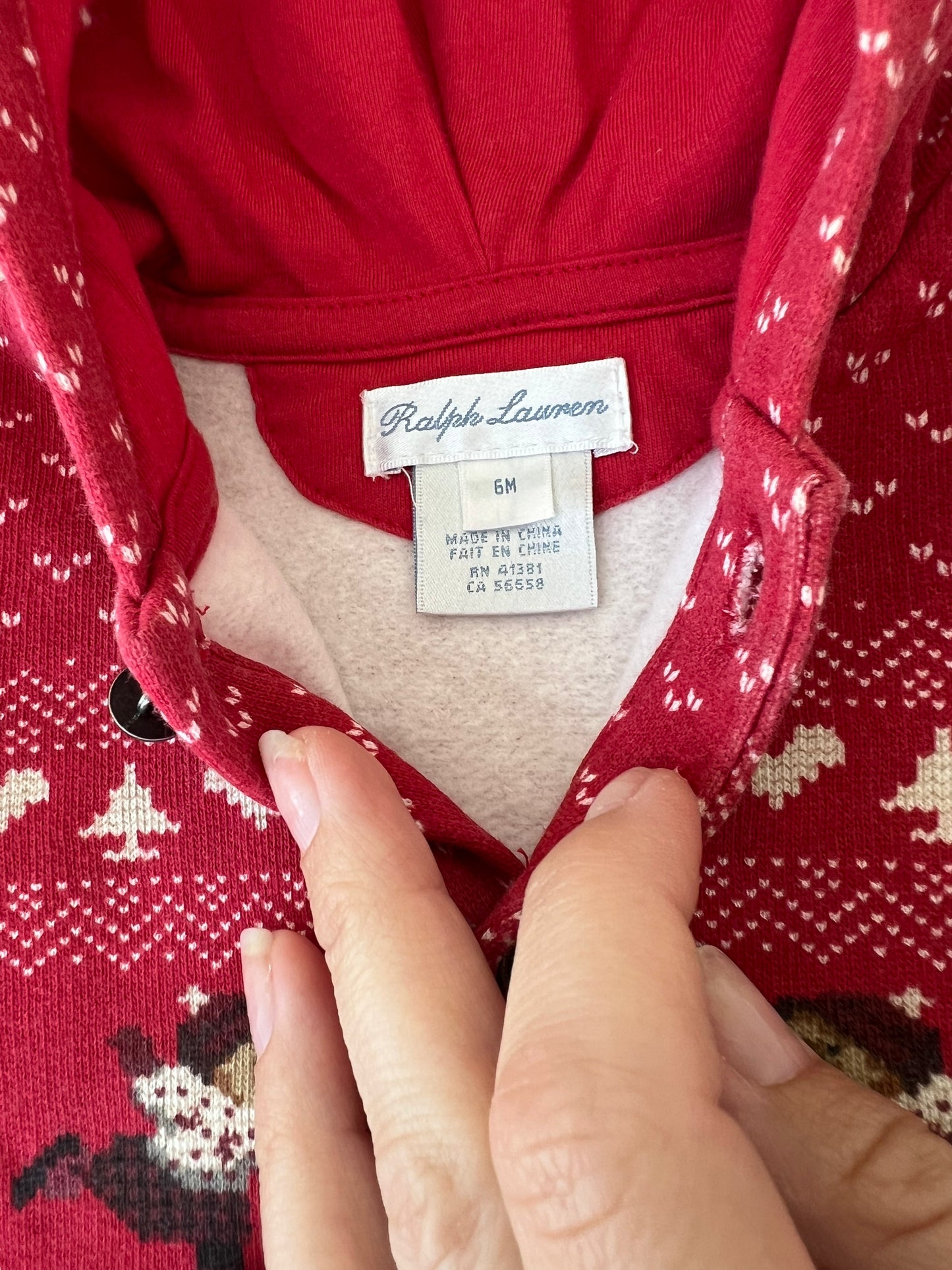 Abito in felpa invernale Ralph Lauren - 6 mesi