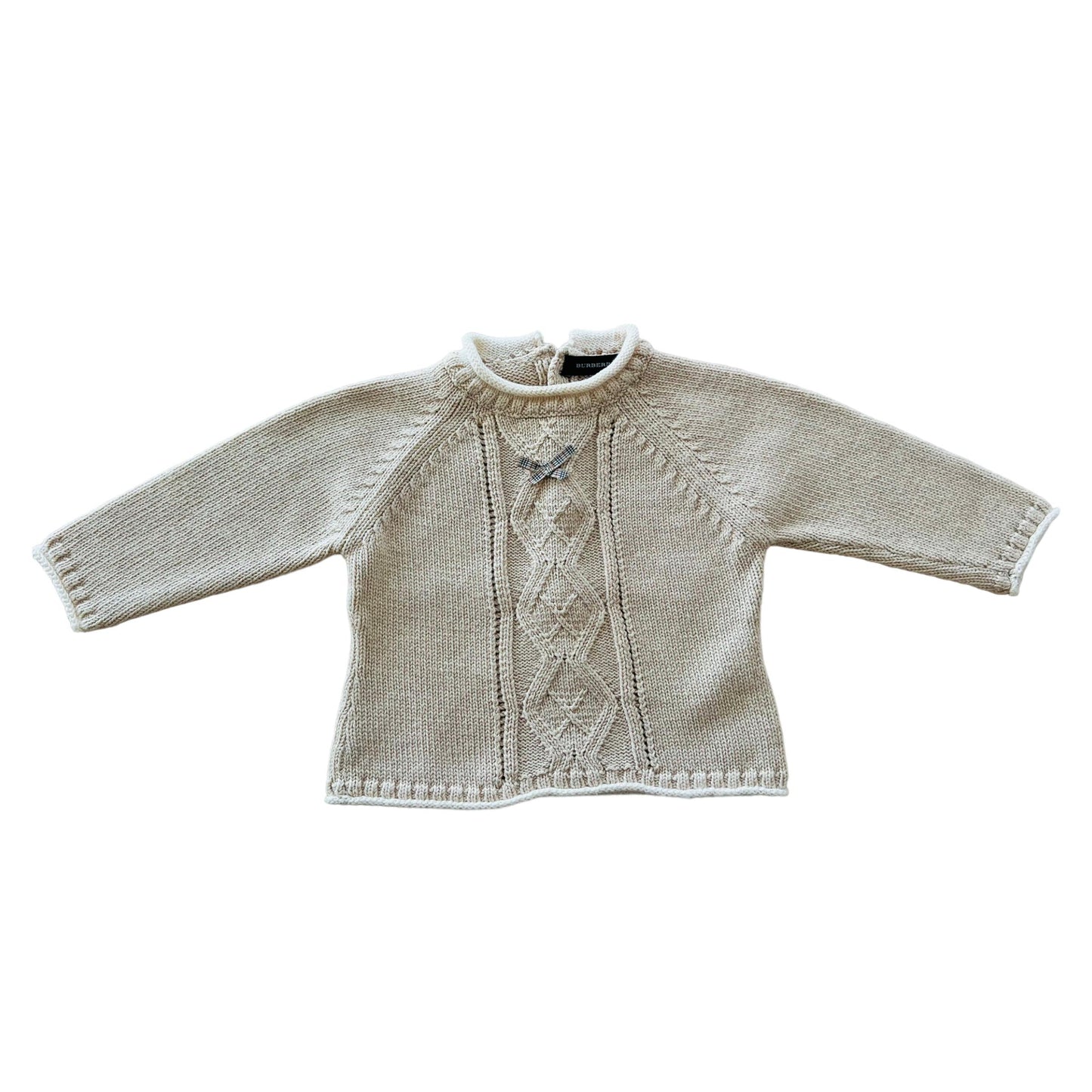 Maglione misto lana cotone Burberry - 9 mesi