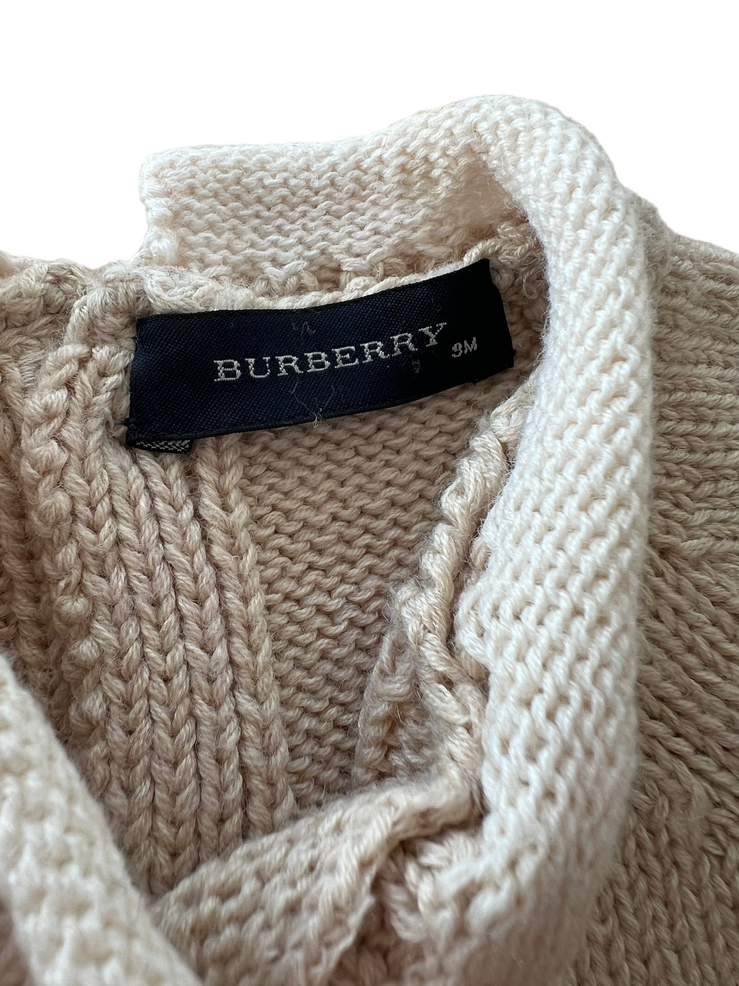 Maglione misto lana cotone Burberry - 9 mesi
