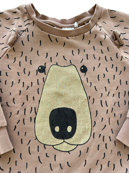 Mini Rodini Bear sweatshirt - 4/5 years
