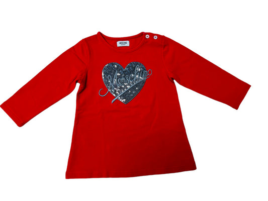 Maglia manica lunga Moschino - 9/12 mesi