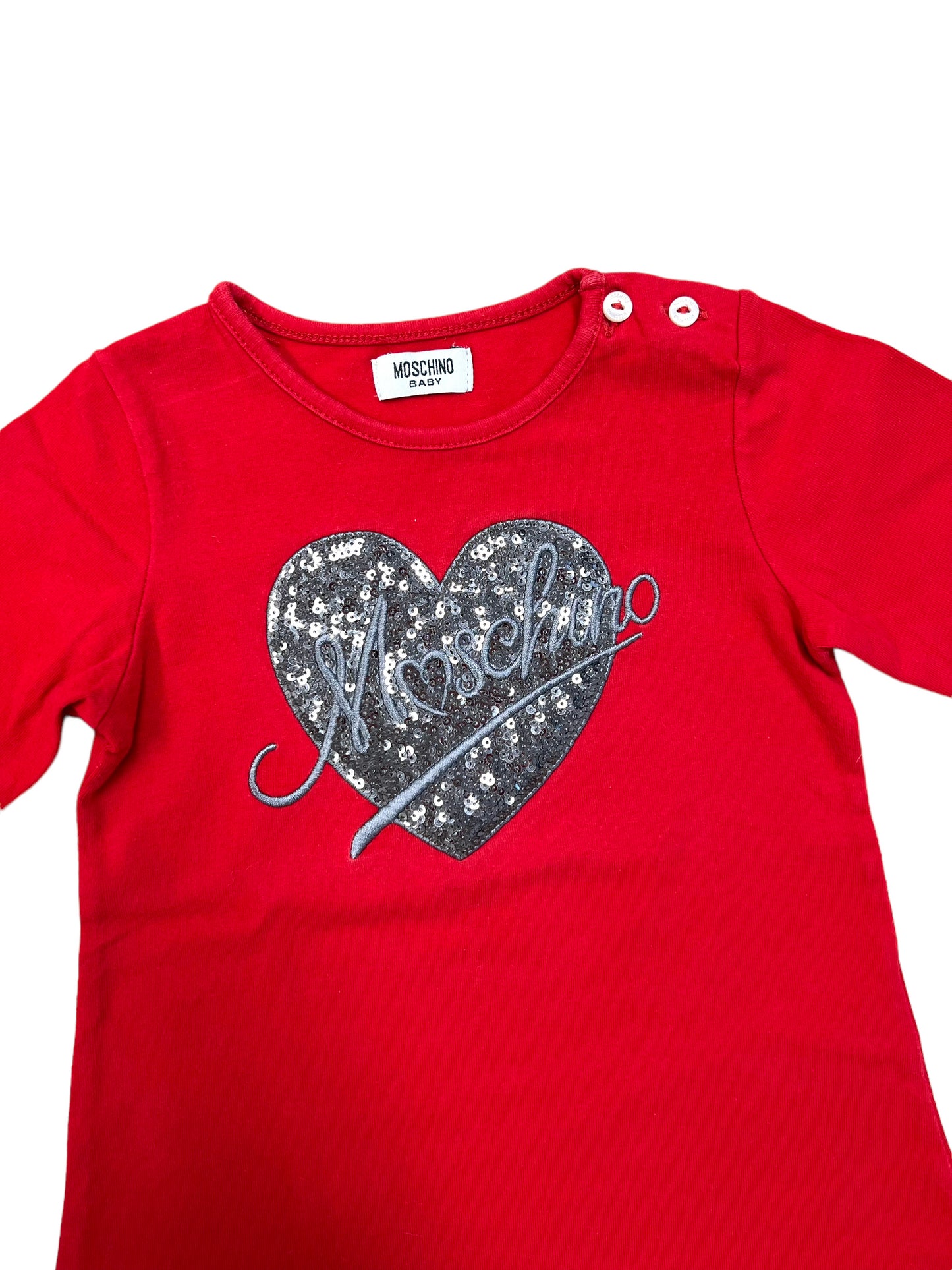 Maglia manica lunga Moschino - 9/12 mesi