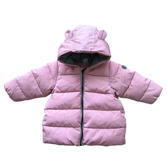 Petit Bateau pink padded jacket - 18 months